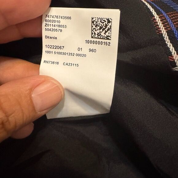 Hugo Boss "Ditania" Women's Size 4 Multi-Color Belted Short Sleeve Sheath Dress - Picture 12 of 13